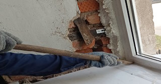 Демонтаж оконных откосов по выгодной цене от 511 руб. в Новочеркасске - Сварной-Нвч